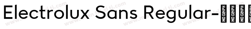 Electrolux Sans Regular字体转换